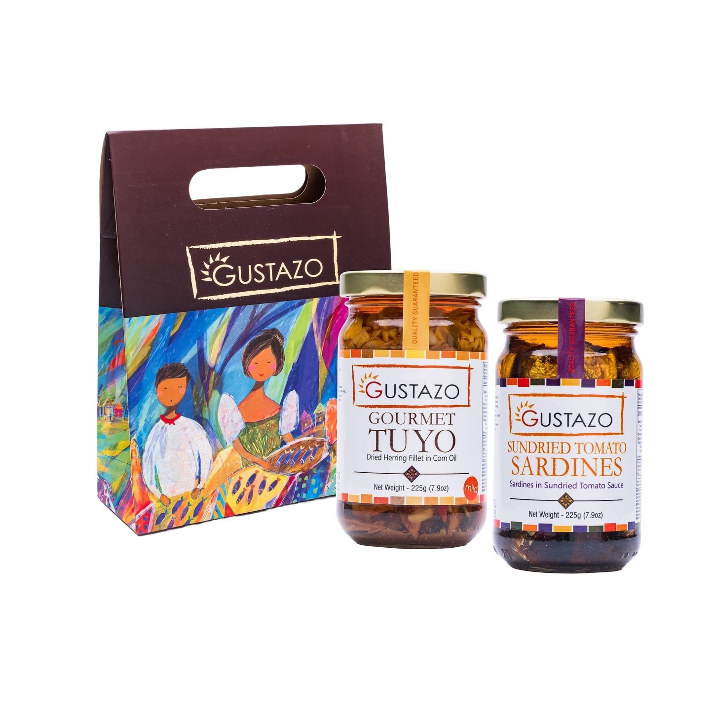 Duo B - Gourmet Tuyo Mild in Corn Oil & Sundried Tomato Sardines in Duo Box