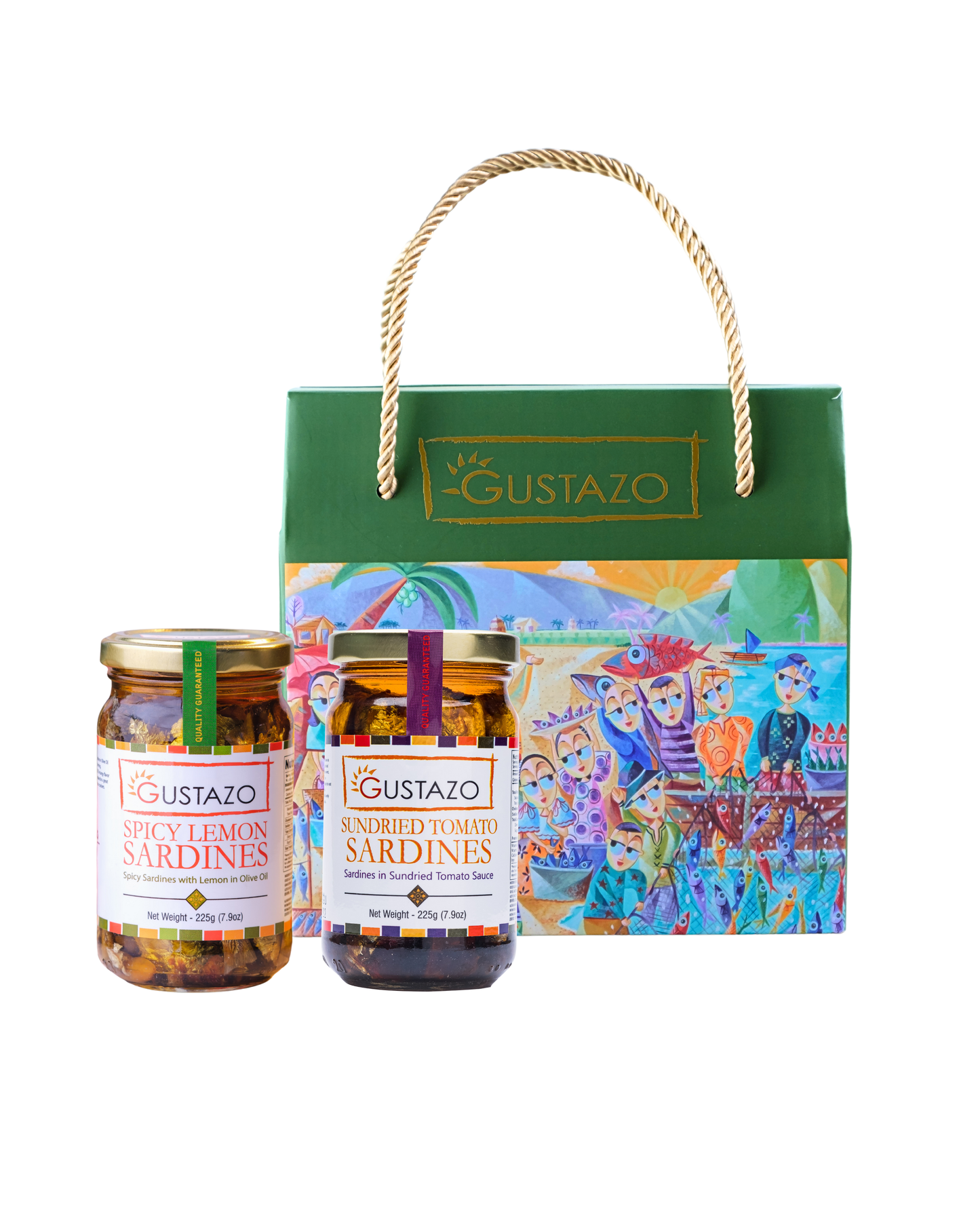 Gourmet Pair A: Spicy Lemon Sardines & Sundried Tomato Sardines in a Duo Gift Box (Jovan Benito Edition)
